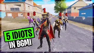 Top 5 IDIOTS in BGMI 🇮🇳 [HINDI]