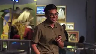 Srujan Meesala at the 2018 Quantum Matters™ Science Communication Competition Finals