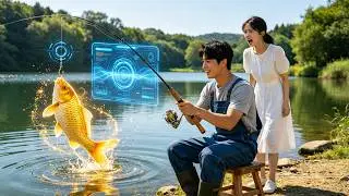 【English dub＋Full】🔥He bought a magical fishing rod, acquired the Good Luck System.