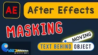 Masking a Text Behind a Moving Object in After Effects