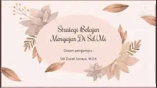 Presentasi kelompok 09 Strategi Belajar Mengajar di SD/MI (PAIKEM)