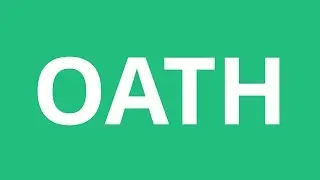How To Pronounce Oath - Pronunciation Academy