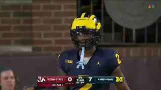 Fresno State's Mac Dalena beats Michigan's Will Johnson but fails to score