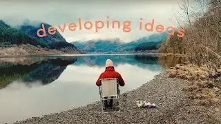 Gathering ideas from the landscape | Abstract painting