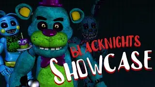 C4D | FNAF Blacklights Models Showcase