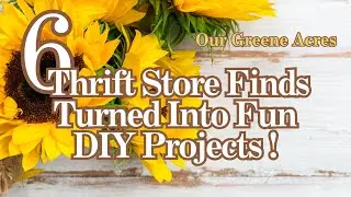 6 Thrift Store Finds Turned Into Fun DIY Projects! GOODWILL SHOPPING TRIP  #diy