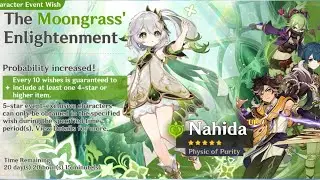 Wishing For Nahida C2 - Zero Pity on 50/50 - Genshin Impact