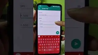 Whatsapp Launched New Features Called Poll | How to Use It | 