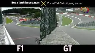 Beda kecepatan F1 vs GT di Sirkuit yang sama