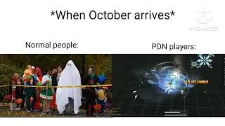 PDN Players whenever its October