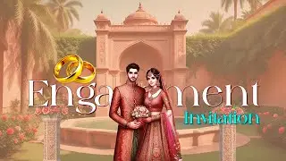 Enagagement Invitation Video || Ring Ceremony Invitation Video || Muslim Wedding || KC Effects