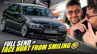 I HURT His Face From Smiling!🤣 Proper Built BMW E90 330i // Nürburgring