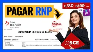 Cómo PAGAR el RNP por Págalo.pe 2023 - Yape o Tarjeta - Muy fácil