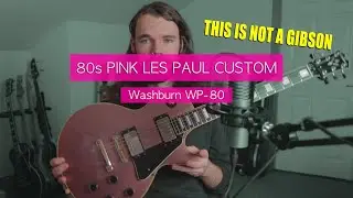 Rare Pink 1980s Les Paul - Washburn WP-80