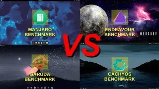 Cachyos vs Garuda vs Endeavour vs Manjaro | Gaming FPS Benchmark Test