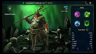[*/\*] RAID: Shadow Legends - Unlocking Corpulent Cadaver (RARE SPIRIT Champion)