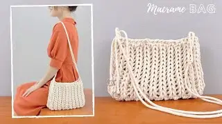 Macrame tutorial - Shoulder bag #12 - DIY bag
