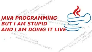 Learning JAVA Programming Live cuz i want to