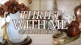 I LEFT IT! THRIFT WITH ME & STYLED THRIFT HAUL | Thrifting, Goodwill, Home Decor