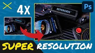 Enhance & Enlarge Images with SUPER RESOLUTION in Adobe Photoshop CC 2021 | 4x Megapixels