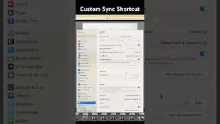 Custom Sync shortcut in Lightroom