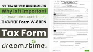How to Complete a W‑8BEN Form for Dreamstime contributors: How to Fill Out Form W‑8BEN on Dreamstime