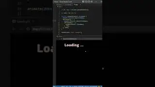 Cute loading animation ≧◠‿◠≦✌ | ASMR Programming