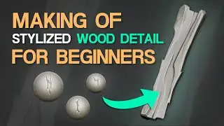 How to Create Stylized Wood Detail in Zbrush