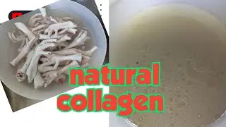 How to Make natural Collagen from chicken feet broth