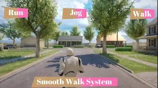 Smooth Walk System With Walk | Jog | Run in unreal engine 4