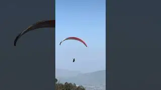 Paragliding in Dhulikhel Kathmandu #purenepali #visitnepal #yshorts