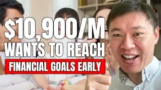 He EARNS $10,900 & wants to REACH FINANCIAL GOALS EARLY BUT is in sandwich generation... What to do!