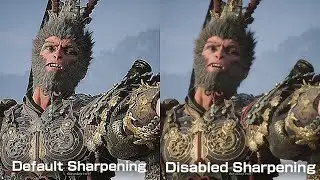 Black Myth  Wukong Disable Over Sharpening