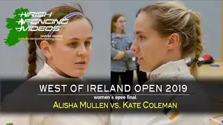 West of Ireland Open, Women's Epee Final 2019