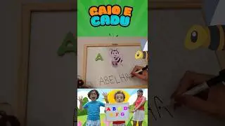 ABC Aprendendo o alfabeto com Cadu e Caio Learn English Alphabet with Cadu e Caio