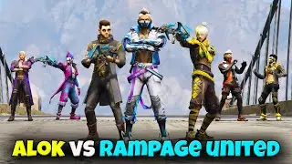 GTA X FREE FIRE : DJ ALOK VS RAMPAGE UNITED EPIC BATTLE in CLOCK TOWER