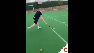 challenging himself with Elimination Moves Field hockey Tutorial