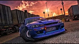 GTA V - Insane Drift at Silvia S14 Docks..