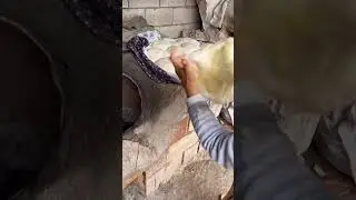 Mardin tandır ekmeği yapılışımı merak eden takipçi İstanbul'dan Mardine geldi #tandırekmeği
