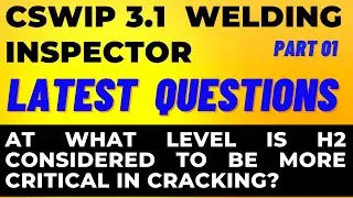 CSWIP 3.1 Welding Inspector/QAQC Inspector Exam latest Questions (Part 1)