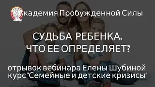 Судьба ребенка. Проклятые рода. Миссия родителей.