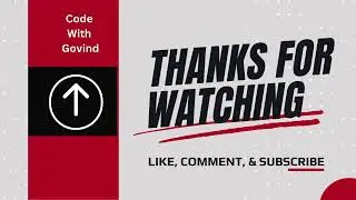 Create a Thanks for Watching