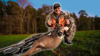Dropped a BUCK My First Time Deer Hunting!! (3 Deer 1 Video)