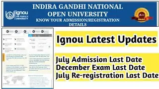 Ignou Latest Updates 2024 | Mister Ignou #ignou #july #exam #Result #revaluation