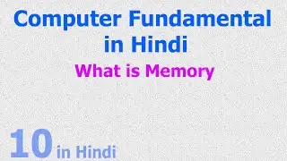 10 What is Memory - Volatile & Non Volatile Memory