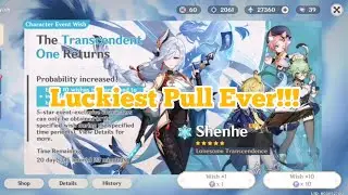 [Genshin Impact] Pulling for Shenhe and weapon