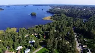 Parikkala Bird´s Eye View 4K  Finland  - seen from air