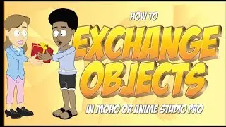 How to exchange or pass objects from one character to another in Anime Studio or MOHO pro