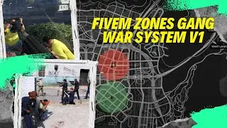 [ FiveM Scripts ] Fivem Zones Gang War System V1 | FiveM Shop - FiveM Mod | FiveM Mlos