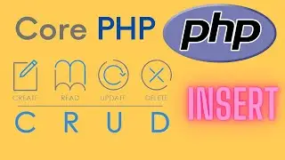 PHP CRUD operation - INSERT | Hindi me